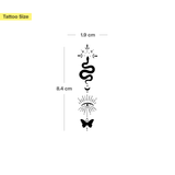 Spirituelles Ornament Tattoo