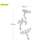 Kleine Drachen Tattoos