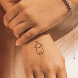 Hase mit Herz Tattoo