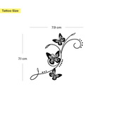 Schmetterlingsranke Tattoo