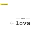 Unendliche Liebe Tattoo - Doppelpack