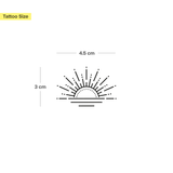 Sonnenuntergang Ornament Tattoo