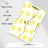 filigrane Pflanze mit Mond Tattoo