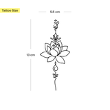 Spirituelle Ornamente Tattoo