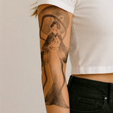 Sehnsucht der Mondgöttin Tattoo Sleeve