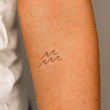 Double wave 2-Week-Tattoo Inkster