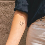 Flower Face 2-Week-Tattoo Inkster