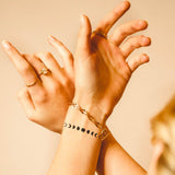 Mond Balance & Mondphasen Tattoo - Doppelpack