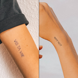 Vis Ta Vie & Why Not Tattoo - Doppelpack