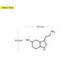 Chemisches Zeichen Serotonin