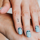 l - Kleinbuchstabe Tattoo