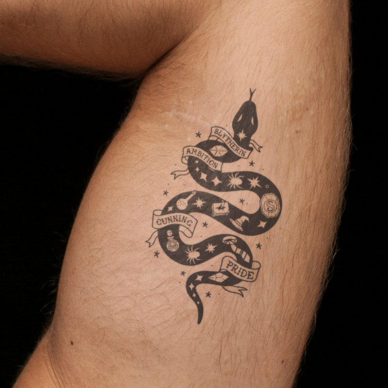 Harry Potter House Slytherin Werte Tattoo