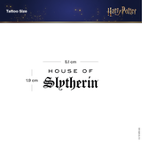 Harry Potter House of Slytherin Tattoo