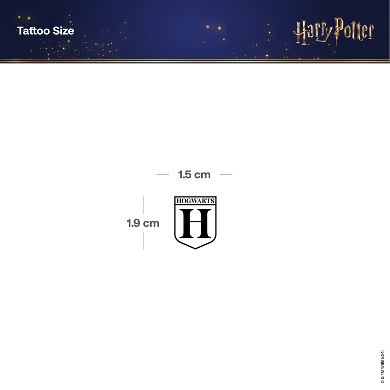 Harry Potter Hogwarts Wappen Tattoo