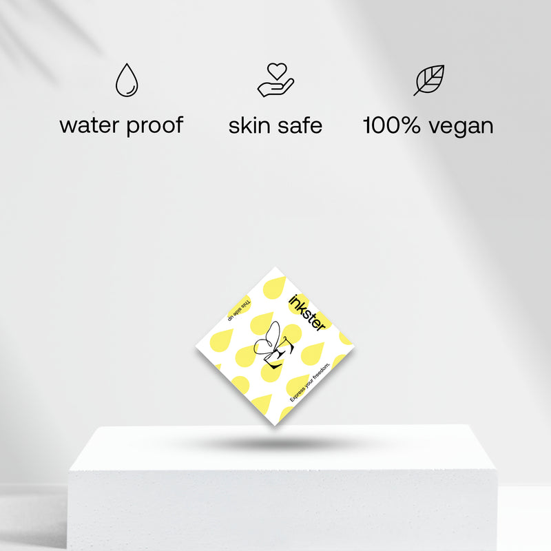 Schmetterling mit Initialen Tattoo (A-Z)