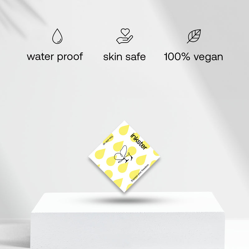 Schmetterling mit Initialen Tattoo (A-Z)