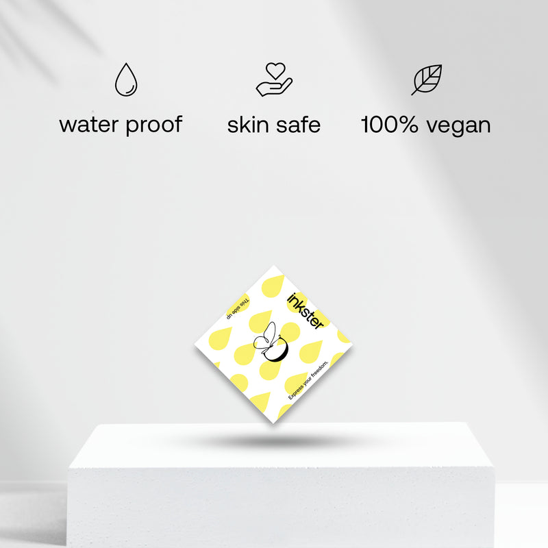 Schmetterling mit Initialen Tattoo (A-Z)