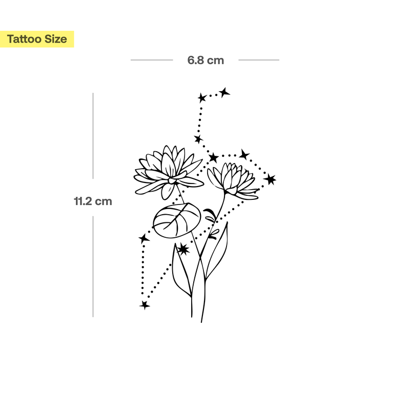 Geburtsblumen & Sternzeichen Kombination